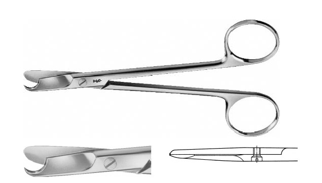 Лайттауер ножиці для шовних матеріалів 135 мм